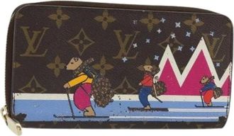 Louis Vuitton Pre-owned Wallets, female, Multicolor, Size: ONE SIZE Pre-owned Canvas Wallet