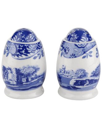 Spode Blue Italian Salt & Pepper Set