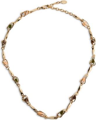 Mango Mixed Beads Necklace in Gold at Nordstrom