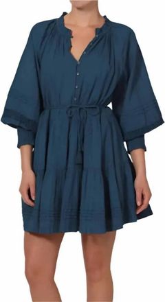 Cleobella Meadow Mini Dress In Navy