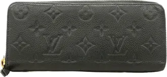 Louis Vuitton Noir Long Wallet (Bi-Fold) (Pre-Owned)