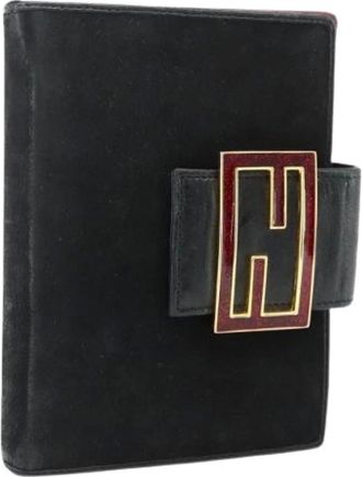 Fendi Pre-owned Wallets, female, Black, Size: ONE SIZE Pre-owned Day Planner Cover