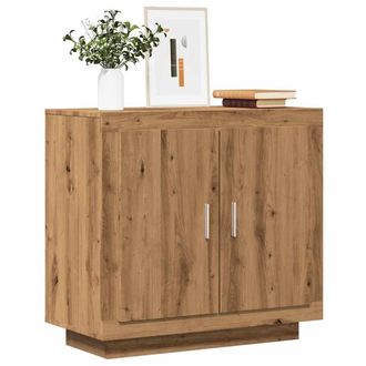 Berkfield Home Sideboard Artisan Oak 80x40x75 cm Engineered Wood in Brown | Size: 80 x 40 x 75 cm