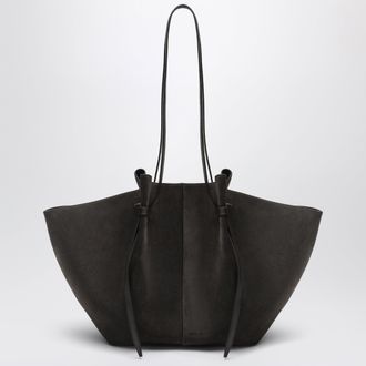 Yuzefi Large Mochi Bag in Ganache Suede Leather