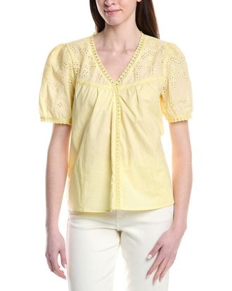 ANNA KAY Anna Kay Clem Embroidery Top