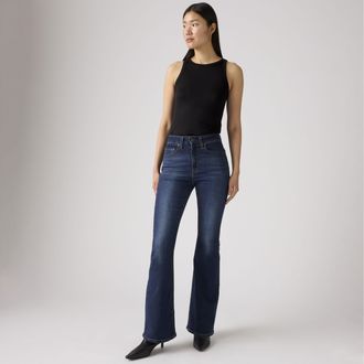 Levi's 726 High Rise Flare Jeans - Womens - 24X28 - Blue