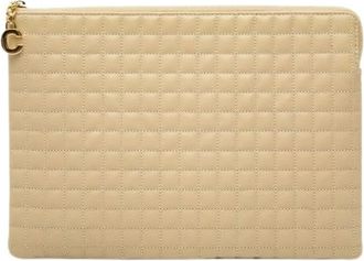 Celine Pre-owned Borsa a mano vintage trapuntata in pelle - - Pre-owned - Donna - Beige - ONE SIZE