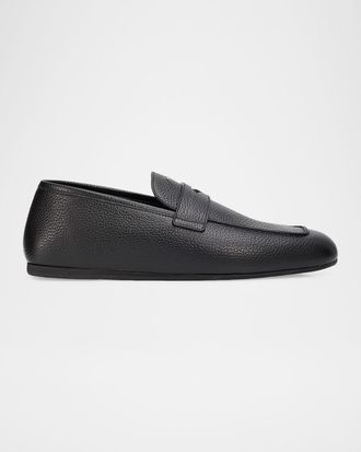 Giuseppe Zanotti Men & apos;s Rupert Leather Penny Loafers