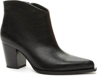 Betsy Enkellaarsjes - Dames - Cowboylaarzen - Zwart - 37 EU - Leer - Schoenen