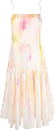 Zimmermann Prima abstract-print silk dress - women - Silk - 1 - Pink
