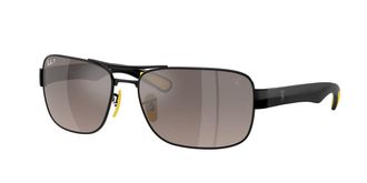 Ray-Ban RB3763M Polarized F1205J Mens Sunglasses Black Size 64