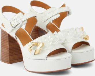 See By Chloé Monyca leather platform sandals