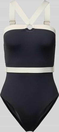 Joop Badeanzug mit breiten Tr&auml;gern Modell Blanca Beach in Black, Gr&ouml;&szlig;e 36