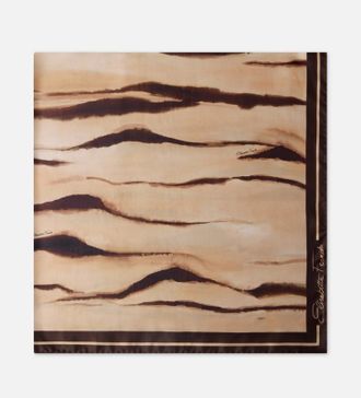 Elisabetta Franchi Foulard sjaal met tijgerprint