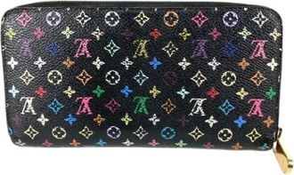 Louis Vuitton Pre-owned Wallets, female, Multicolor, Size: ONE SIZE Pre-owned Canvas Wallet