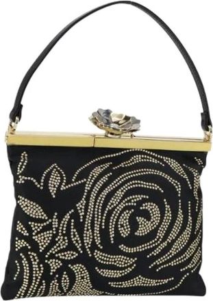 Valentino Pre-owned Mini Bags, female, Black, Size: ONE SIZE Pre-owned Vintage Mini Hand Bag