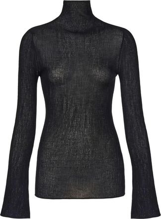 Ferragamo Long Sleeves Round-Neck