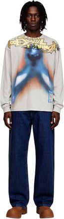 Diesel Grey Crew Neck Sweatshirt