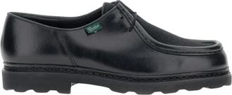 Paraboot Mocassino Stringato - Heren - Veterschoenen - Zwart - 41 1/2 EU - Leer - Schoenen