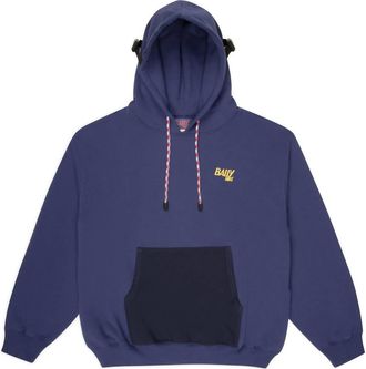 Bally Unisex Hike Organic Cotton Hooded Sweatshirt In Purple