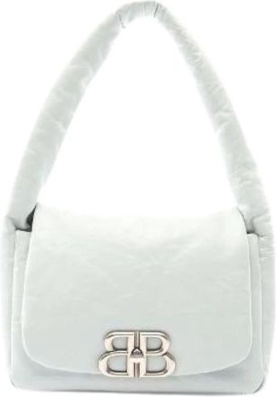Balenciaga Pre-owned Monaco Leren Schoudertas - Dames - Vintage Schoudertas - Groen - ONE Size - Leer - Vintage