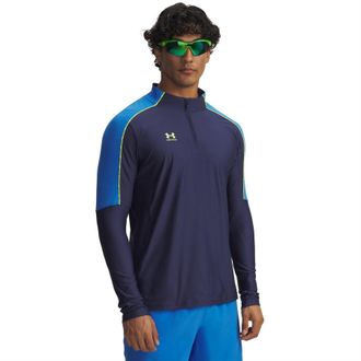 Under Armour Challenger Pro-tussenlaag met kwartrits voor heren (Blauw)