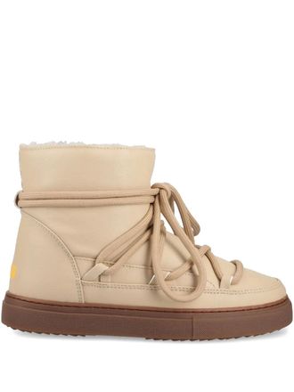 INUIKII Grape boots - women - LWG-Certified Leather/Rubber/Sheep Skin/Shearling - 37 - Neutrals