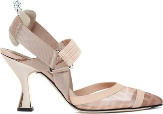 Fendi Pink Slingback Heels