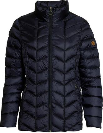 Danwear Luxe Navy Donsjas - Dames - Gewatteerde jassen - Blauw - 4XL - Polyester - Jassen