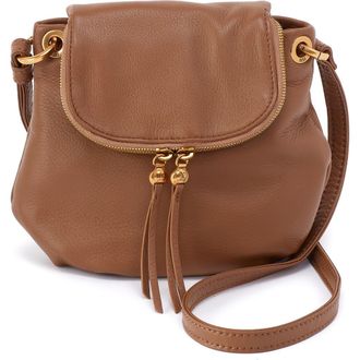 Hobo Fern Leather Crossbody Bag in Timber Brown at Nordstrom
