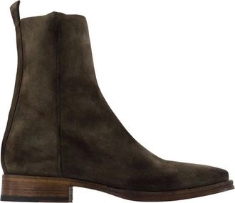 Acne Studios Bebe Enkellaars - Heren - Schoenen - Bruin - Maat: 44 EU Leer