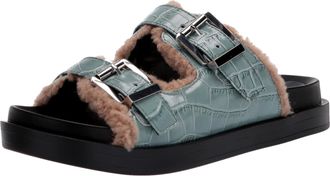 Aerosoles Olivia Slide Sandal Light Blue OLIVIA-BLU Womens