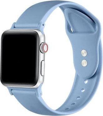 Posh Tech Silicone Band for Apple Watch in Ice Blue at Nordstrom