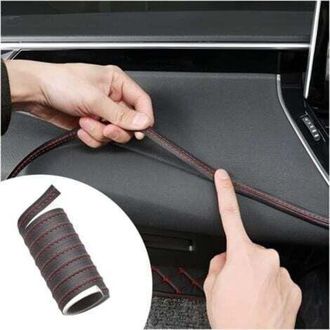 OEM Moldura Decorativa Para El Interior Del Coche (roja) 2m, Tiras Decorativas Para El Interior Del Coche, Pegatinas Para Tiras Decorativas, L&iacute;nea Decorat