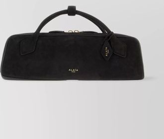 Alaia leather clutch bag