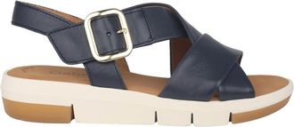 Gabor Blauwe Damessandaal - Zomercollectie - Dames - Sandalen - Blauw - 42 EU - Leer - Schoenen
