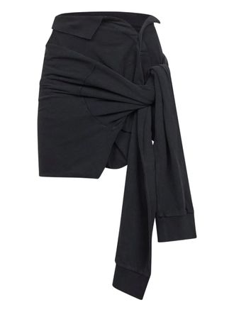 Balenciaga Geknoopte polorok - Zwart