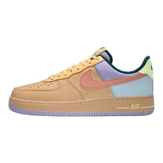 Nike Nike Air Force 1 07 Mens Shoes (IB4493-252, Sesame/Hydrangeas/Soft Yellow/Apricot Agate), Sesame, 7.5