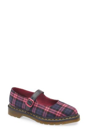 Dr. Martens Elphie Mary Jane in Black/Blue/Pink Multi at Nordstrom, Size 7Us