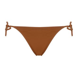 ワンピース水着 ERES Dark Brown Stretch Nylon Bikini Bottom Eres: Brown Swimwear / Bathing Suit now up to −50% | Stylight