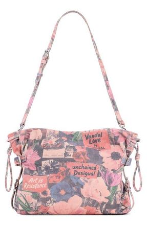 Desigual Collage Denim Tote in Pink Multi at Nordstrom