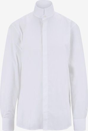 Bourrienne Paris X Stehkragenhemd aus Popeline Amazone