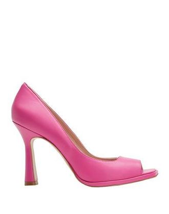 8 by YOOX LEATHER SQUARE OPEN-TOE PUMPS