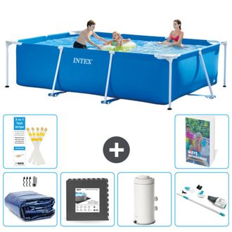 Intex Piscina Con Estructura Rectangular - 300x200x75 Cm - 7-piezas S141