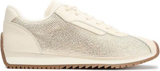 Michael Kors Womens Rhodes Trainers - Natural Leather - Size UK 5.5