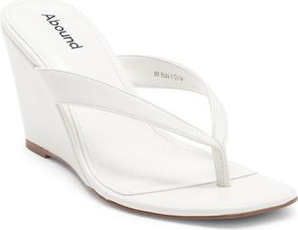 Abound Macy Wedge Sandal in Ivory Cream at Nordstrom Rack, Size 6.5