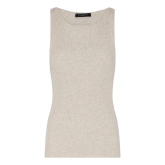 Bruuns Bazaar AnemoneBBDiti knit top - female - Bruuns Bazaar - Sleeveless Tops - Beige - XL - Tops