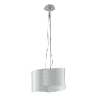 Netlighting JOYCE 2 Light Pendant Ceiling Light White 45x22x25cm | Size: 45 x 22 x 25 cm