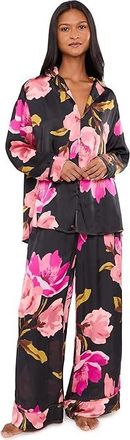Free People Dreamy Days Pajama Set Womens Pajama Sets Blackend : SM, Polyester