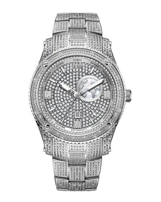 JBW Jbw Mens Jet Setter Gmt Diamond Watch